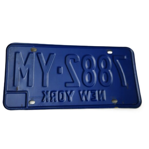 Vintage New York License Plate – 1966–1973 Issue - Picture 2 of 3
